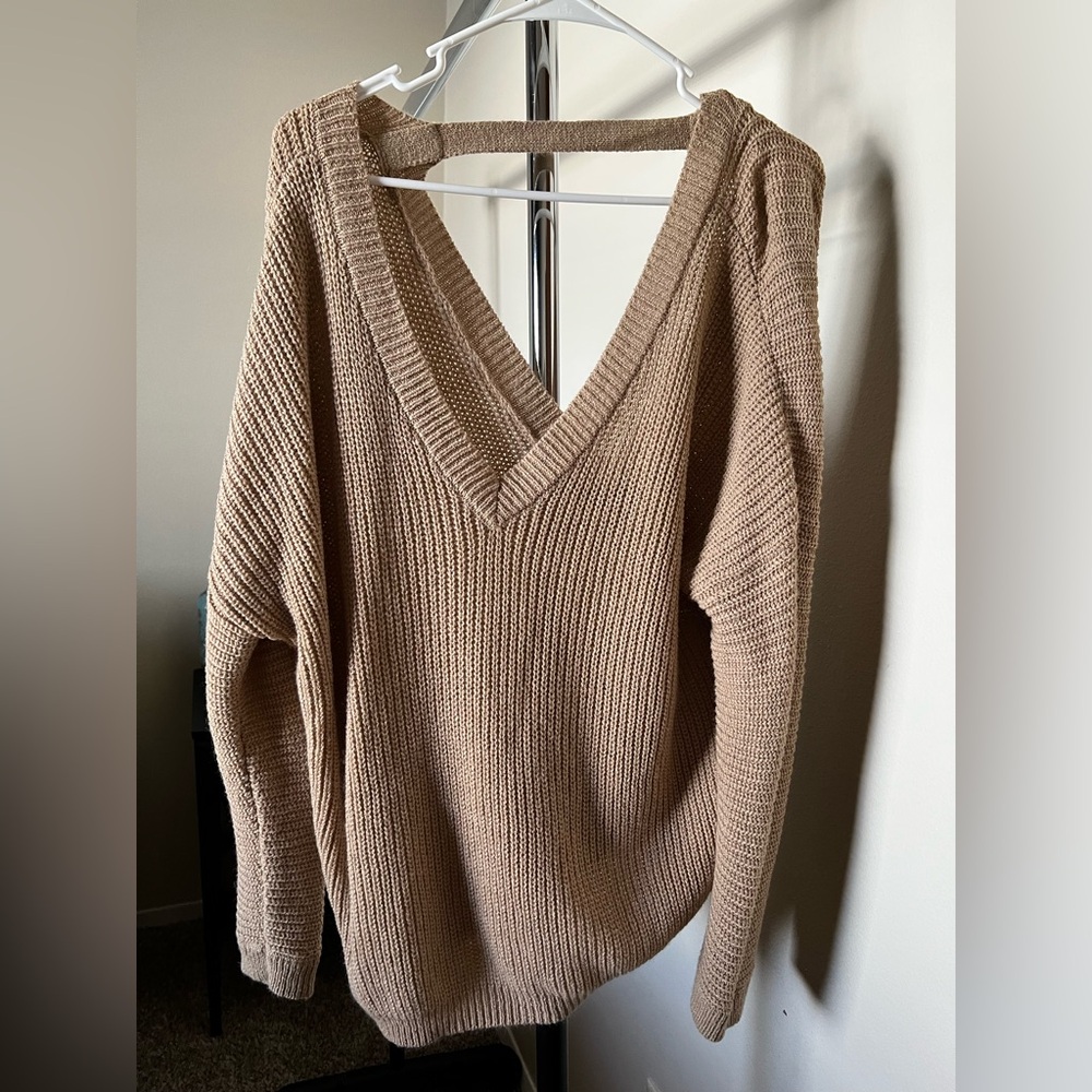 Beige Forever 21 beige sweater